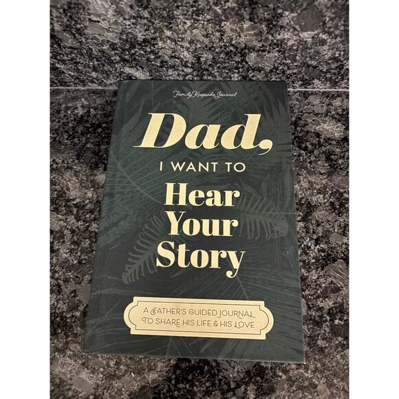 Dad I Want To Hear Your Story Guided Journal Book For Fathers Grandfathers - Picture 2 of 14